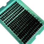 1boxes196/280 Cluster Lashes 5D Fluffy Thick Eyelash Extension D Volume Mixed 8-20MM Tray Faux Mink Lashes Lash Extension Makeup