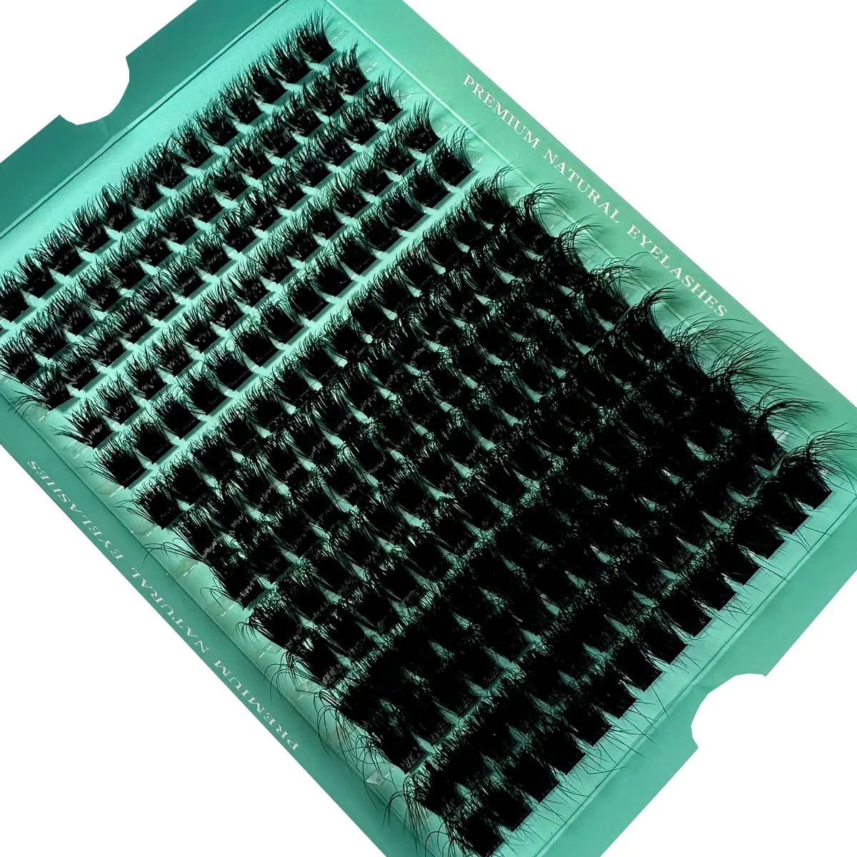 1boxes196/280 Cluster Lashes 5D Fluffy Thick Eyelash Extension D Volume Mixed 8-20MM Tray Faux Mink Lashes Lash Extension Makeup