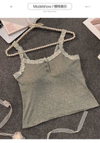 Casual Women Pajamas Summer Sleepwear Spaghetti Strap Shorts Sets 2 Pieces Night Wears O-neck Korean Sleeping Solid Home Suit