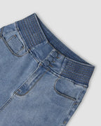 2025 Fashion Straight High Waist Jeans Women Elastic Skinny Denim Pants Y2K Trousers Shaping Butt Lift Slim-fit Jeans Black