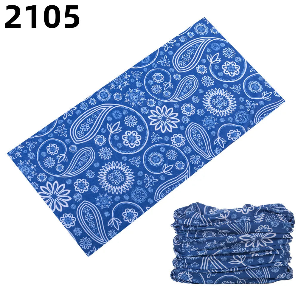 2101Unisex Climbing Hiking Scarf Sport Headwear Bandanas Motorcycle Turban Hand Band Magic Scarves Outdoor Cycling Headband Mask