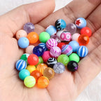 10/50/100pcs Men's Acrylic Round Balls Assorted Varieties Suitable For DIY Piercing Jewelry Such Earrings/Tongue/Navel Rings