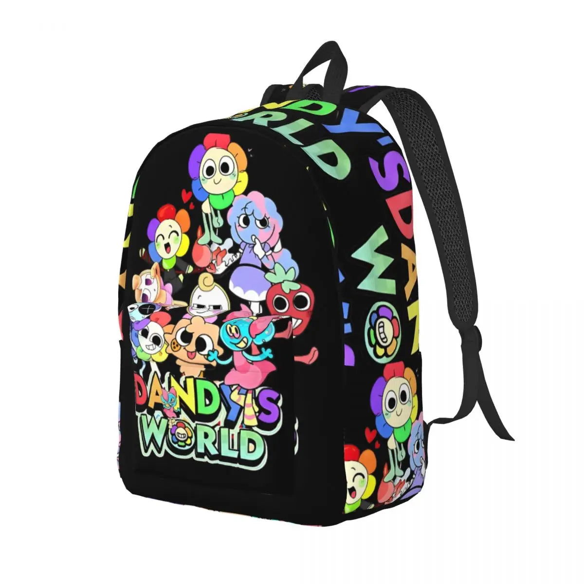 Dandys World Cool Backpack Lightweight High School Hiking Travel Game Logo Daypack for Men Women Laptop Computer Shoulder Bag