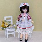 30cm Two-dimensional Doll Comic Face 1/6 Bjd Doll or Dress Up Clothes Children's Girl Birthday Gift Toys Kids Toys