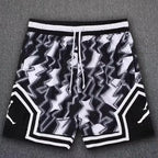 American Flyer - Men's and Women's Basketball Shorts, Sports Shorts, Running, Casual, Quick-drying, Breathable, Summer.