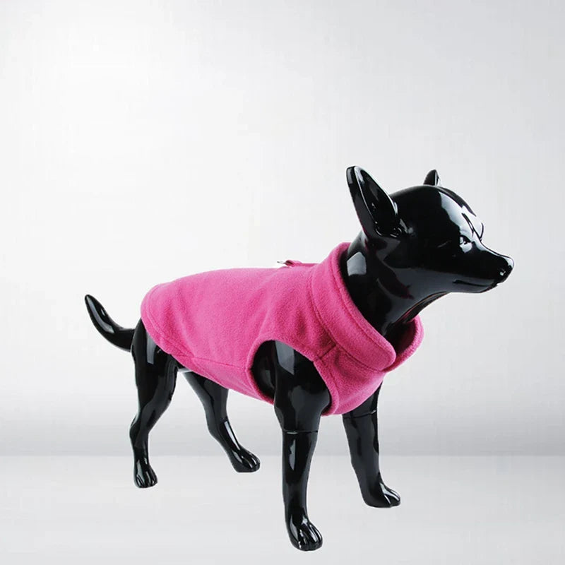 Autumn Winter Pet Dogs Clothes Fleece Warm Dogs Vest French Bulldog Coat Puppy For Small Dogs Chihuahua Pug Clothing