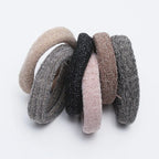 6PCS Women Glitter Hair Scrunchies Girls Elastic Hair Rubber Bands Hair Holder/Gum Hair Accessories Ponytail Hair Holders