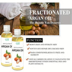 GZE Organic Moroccan Argan Oil Pure Cold Pressed Virgin Premium Grade Moisturizer for Dry, Damaged Skin, Hair, Face, Body, Scalp