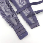 Beauwear B C Cup French Style Light Weight Women Lace Bra Breathable Back Closure Adjustable Strap Soft Deep V Thin Lingerie Top