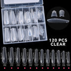 120Pcs Nail Forms For UV Gel Quick Building Extension Top Molds Dual Forms Acrylic Nail Art Tips Nails Accessories Tools