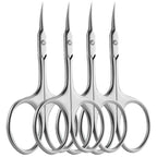 1/2/4Pcs Russian Cuticle Scissors Nipper Dead Skin Scissors Stainless Steel Manicure Pedicure Tools Nail Trimmer Clipper