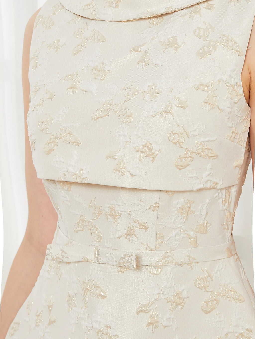 Elegant Dress 2024 Summer New Fashion Women Long Maxi Backless Sleeveless Split Jacquard  Dresses Evening Dress Robes