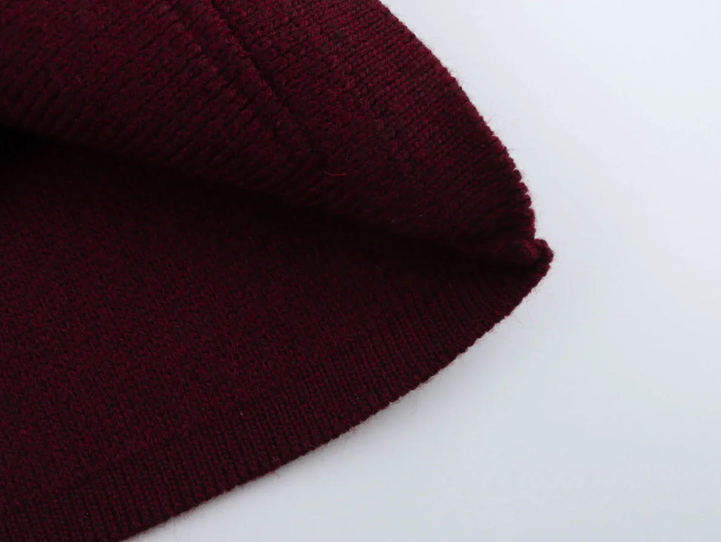 DEEABAE  High Quality Women's Winter Sweater  Button-decorated Pocket Knitwear Sweater Cardigan For Women Korean Popular Clothes