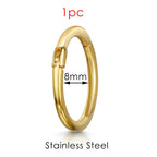 1PC Little Star Moon Snake Crystal Charms Pendant Helix Daith Earrings for Women Hanging Matching Piercing Lobe Tragus Jewelry