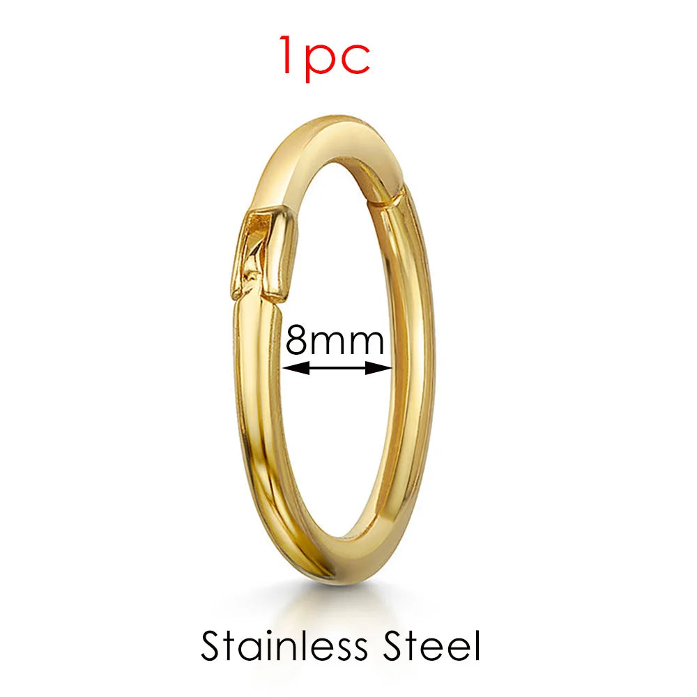 1PC Little Star Moon Snake Crystal Charms Pendant Helix Daith Earrings for Women Hanging Matching Piercing Lobe Tragus Jewelry