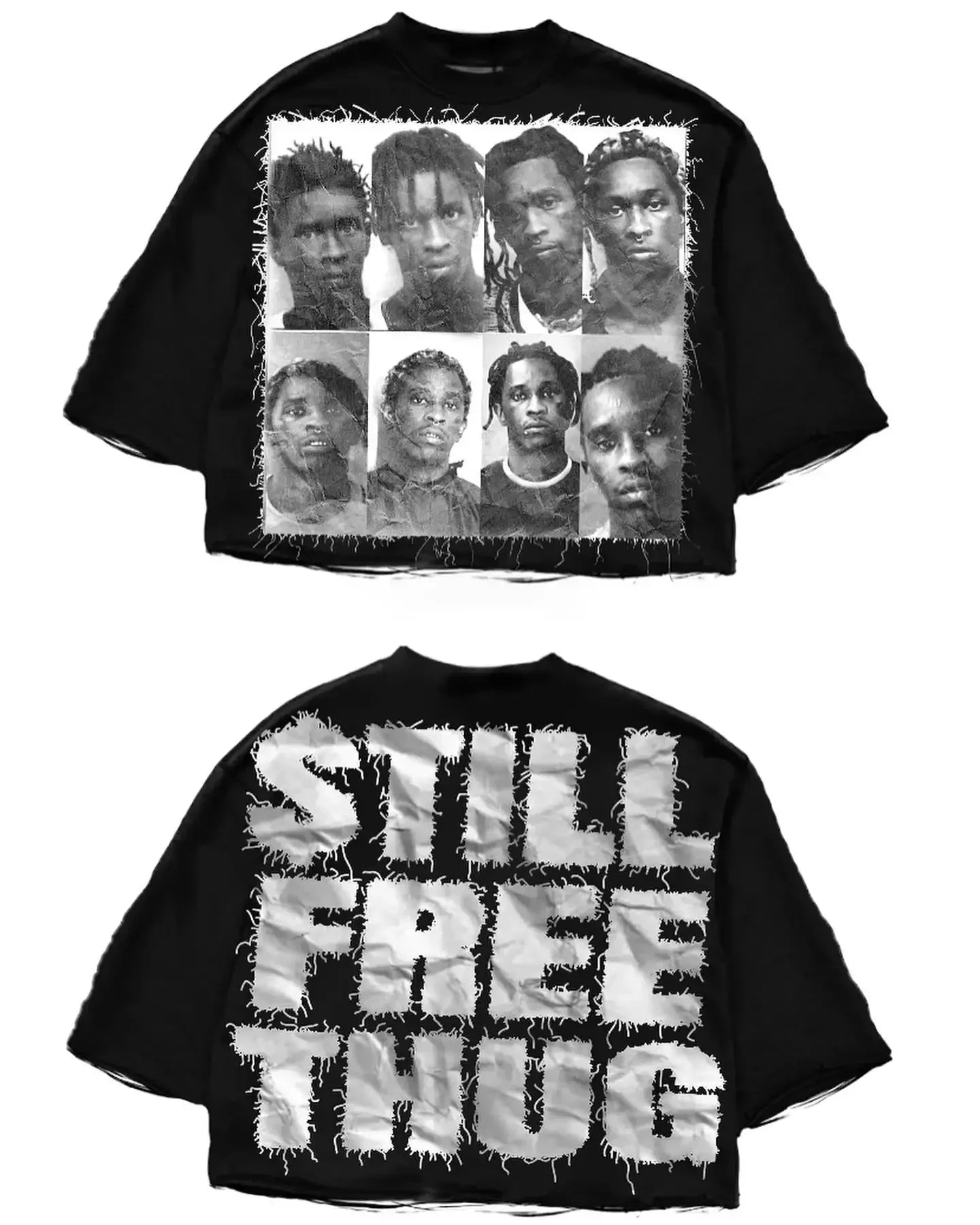 Gothic Summer American New Street Tops Clothing Harajuku Hip Hop Letter Graphic Character Print Y2K Cotton Couple Short Sleeve