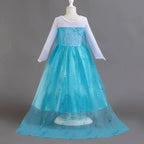 Elsa Dress for Girls 3-10Y Birthday Role Elsa Princess Dress For Kids Halloween 2024 Carnival Easter Party Cosplay Girls Costume