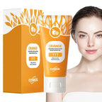 50g Orange Exfoliating gel for facial body scrub skin cleaning Gentle Orange Facial Scrub Body Cleansing Gel Dead Skin Remover