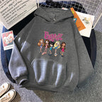 Bratz Letter Printed Plus Size Woman Hooded Sweatshirt Women Hoodie Hip Hop Long Sleeve Streetwear Unisex Male Clothes Tops