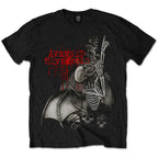 Avenged Sevenfold 2011 Nightmare across Europe T shirt 2 side Men Women Summer Men's T-Shirt Black Crew Neck Cotton Tee