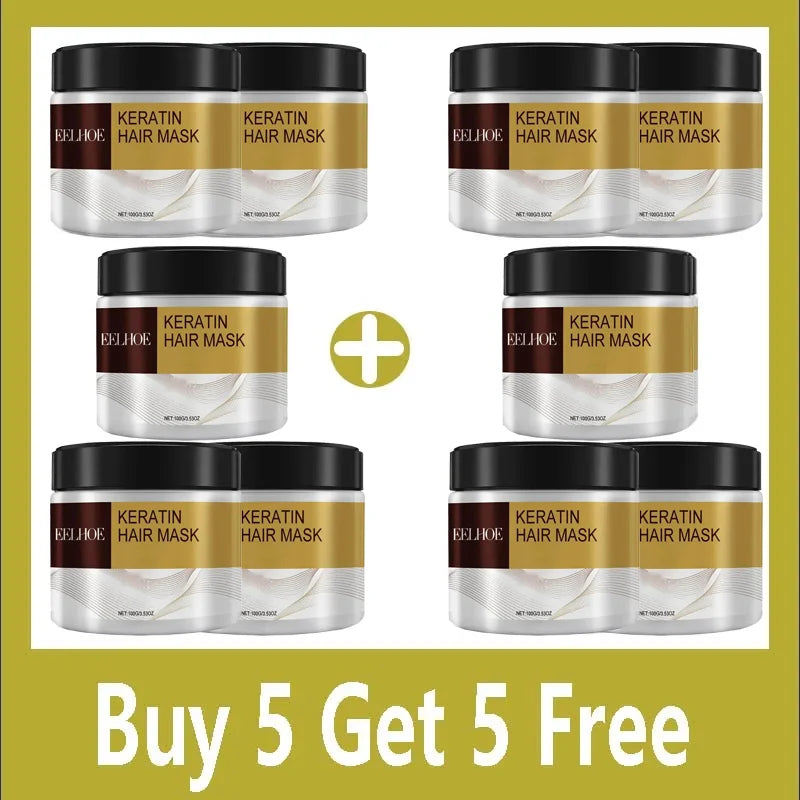 Hair Membrane Natural Repair Hair Mask Prevent Dryness Split Ends Repair Damage Frizz Tangles Soft Smooth Hair Care Products