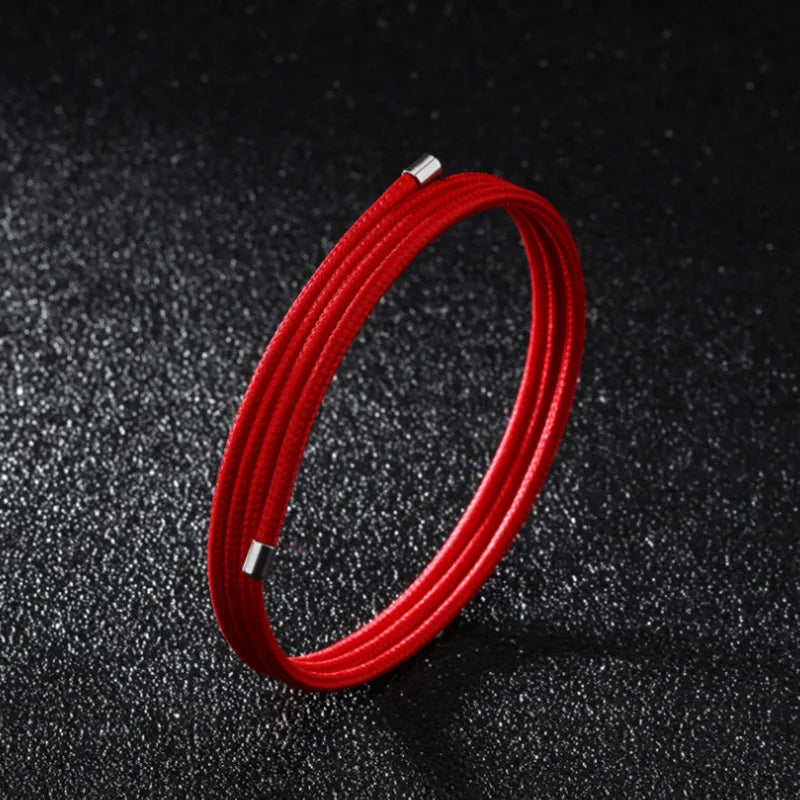 5pcs/Lot Multicolor Magnetic Rope 27cm 51cm 58cm Adjustable Magnet Milan Rope Bracelet  Necklace DIY Jewelry Making Accessories