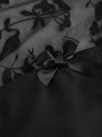 Design Sensation Lace Splicing Long Sleeve Mesh T-Shirt Sexy Elegant Style Full Sleeve Square Collar Polyester Fiber Top