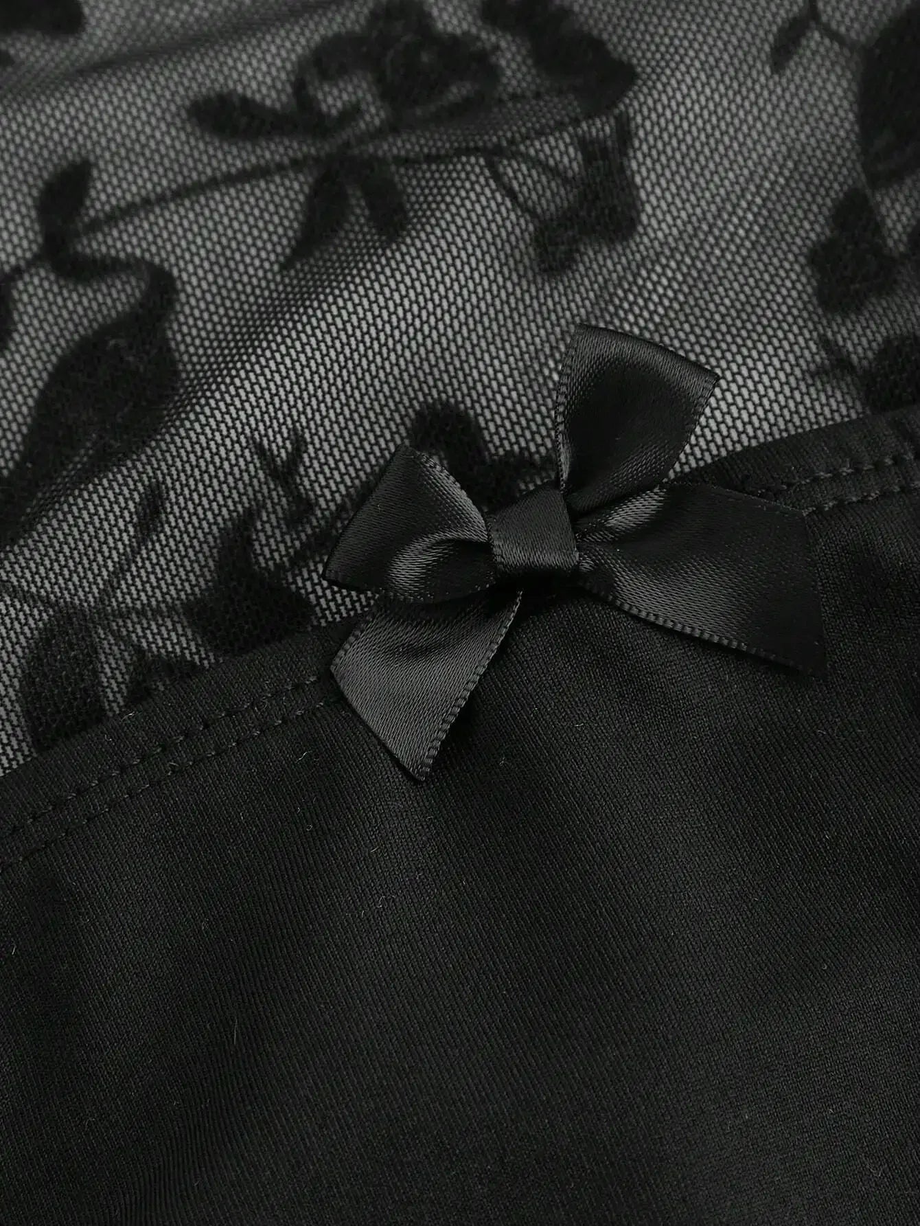 Design Sensation Lace Splicing Long Sleeve Mesh T-Shirt Sexy Elegant Style Full Sleeve Square Collar Polyester Fiber Top