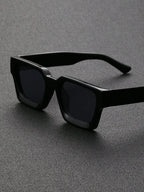 1/2 PC S Classic Fashion Square Plastic Frame Women Sunglasses For Men Daily Life Shades Eyewear Accessories.