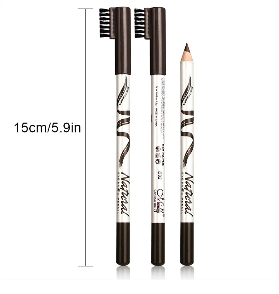 1pcs Eyebrow Pencil Waterproof Art Tint Makeup Eye Brow Pen Enhancers Long Lasting 5 Colors Eyebrow Pen Women Beauty Cosmetic