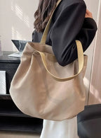 Casual Women's Bag New Large Capacity Canvas Tote Bag Lightweight Women Shoulder Bags Simple Style Female Handbags HJ8396