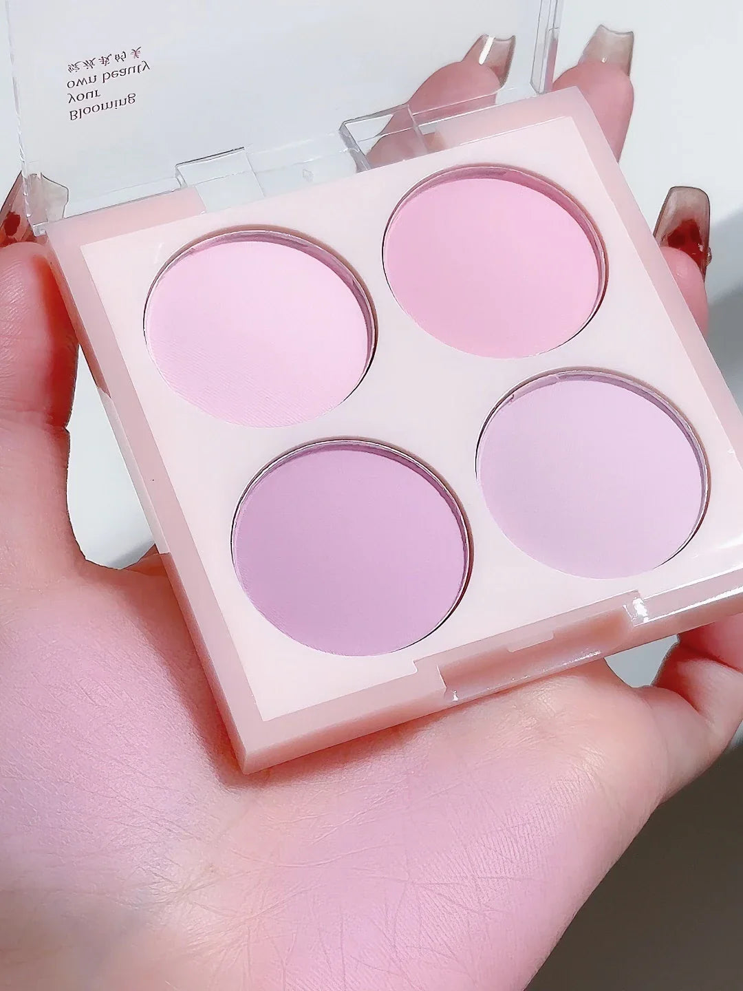 4 Colors Blush Powder Face Makeup  Sweet Warm Colors Matte Cheek Powder Facial Beauty Cosmetic Makeup Blush