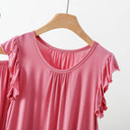 3XL-8XL Women's Pajama Sets New Plus Size Lounge Wear Modal Sleeveless Shirt Shorts Suit Sleepwear Home Clothes Ladies Pijamas