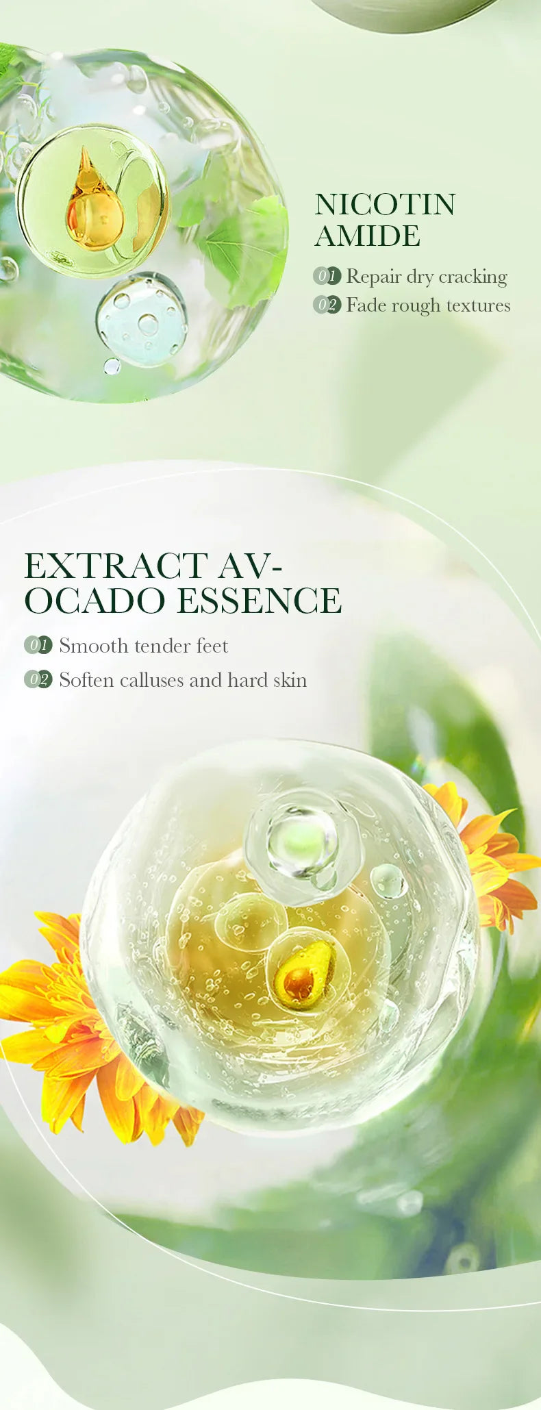 6 Pairs SADOER Fruits Foot Mask Moisturizing Foot Peeling Mask Exfoliating For Feet Spa Pedicure Exfoliant Feet Skin Care