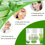 Aloe Vera & Vitamin E Moisturizer - a Soothing Moisturizer for Dry, Sensitive Skin |   Leaves Face and Body Soft and Supple