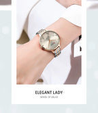 CURREN Brand Fashion Women Watches Stainless Steel Ultra Thin Quartz Watch Woman Romantic Clock Women's Watches Montre Femme