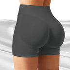 4.5'' Impact Shorts Seamless Low Ribbed Waistband Gym Shorts Scrunch Bum Yoga Shorts Booty High Stretch Running Bike Shorts