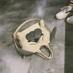 Cute Animal Handbags For Women Casual Travel Large Capacity Totes Shoulder Bags Pug Dog Corduroy Messenger Bag Feminine Bolsas