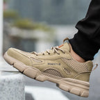 Breathable Safety Shoes Men Work Sneakers Indestructible Safety Boots Women Anti-smash Shoe Steel Toe Shoes Outdoor Sport Style