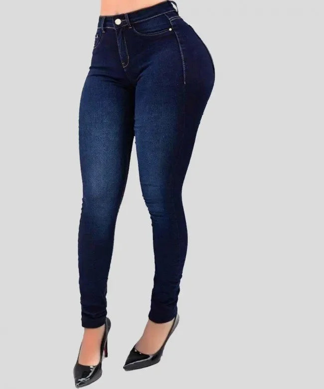 2024 Hot Sale Women's Stretch Jeans Fashion Slim Denim Pencil Pants Casual Skinny Trousers Female Clothing S-2XL Drop Shipping