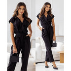 24 Years Fashion New Popular Leisure Large Quantity in Stock New Summer jumpsuit Commuter jump suits for women  jumpsuit women