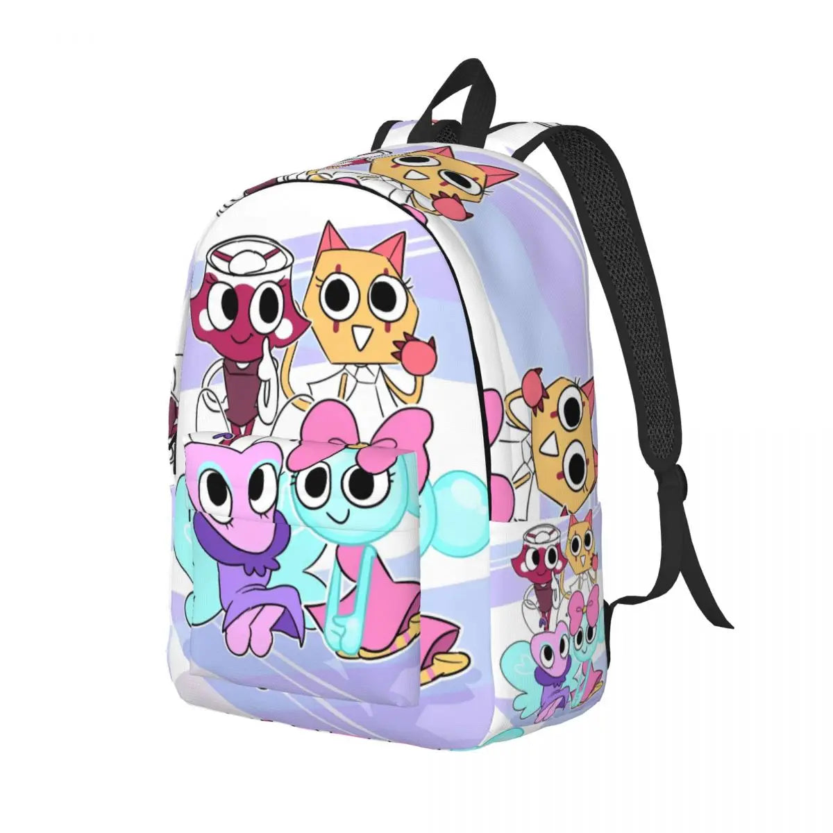 Dandys World Cool Backpack Lightweight High School Hiking Travel Game Logo Daypack for Men Women Laptop Computer Shoulder Bag