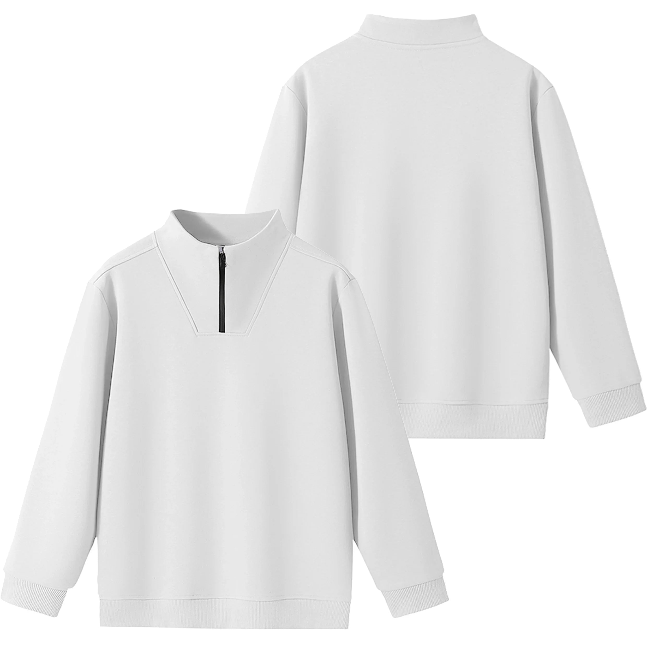 DIY Customized Logo Sweater Men's Loose Size Hoodie Spring/Autumn Cotton Sportswear High Quality Top Men's Hip Hop Zipper Hoodie