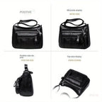 2024 New Middle-aged WOMEN'S Bag, Lightweight, Multi-layered, Large-capacity MOTHER'S Bag, Crossbody Bag, Elderly Bag, Shoulder