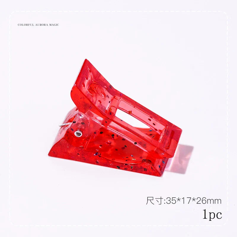 Acrylic Nail Clip Transparent Gel Quick Building Nail Tips Clips Fingernail Extension UV Clamps Manicuring Art Builder Tools Set