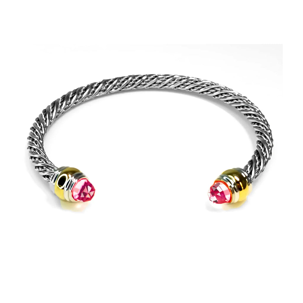 1PC Cable Bracelet for Women Gemstone Open Cuff Bracelet Bangle Bracelet Pearl Bracelet for Girls Best Gift for Women Friend