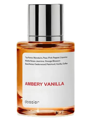 50ML Dossier Ambery Saffron Ambery Vanilla Floral Marshmallow Gourmand White Flowe Arabian Women's Perfume Birthday Present