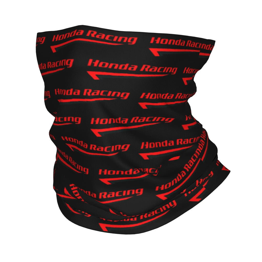 Custom H-Hondaes Motorcycle Rider Winter Headband Neck Warmer Women Men Ski Running Tube Scarf Moto Face Bandana Gaiter
