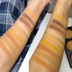 Dark Skin Tone 9-in-1 Face Palette Waterproof Concealer 9 Shades Contour Bronzer Wheat Makeup Palette for Women