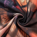 CUTENOVA Women'S Full-Body Printed Hanging Neck Big Backless Skinny Five-Point Jumpsuit Sexy Fashion Street Trend Jumpsuit